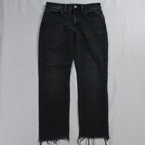 American Eagle‎ 28 x 30 Fits 8 Slim Raw Hem Black Next Level Denim Jeans